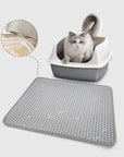 EVA Double Layer Cat Litter Box Mat