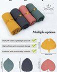 Reversible Leaf-Shaped Pet Mat - Soft, Washable Cotton Bed for Dogs & Cats